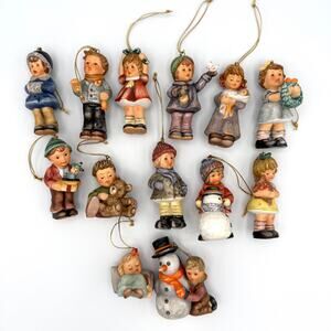 VTG Goebel Berta Hummel Christmas Ornaments 1999-2000 Lot of 13 Collectible